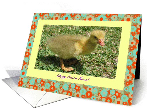Niece Happy Easter - Duckling card (393795)