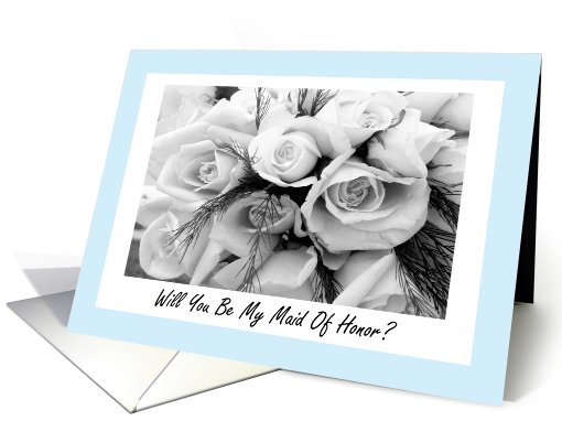 Be My Maid Of Honor? Wedding Request Invitation card (397105)
