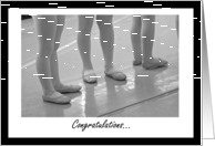 Congratulations - Dance Ballet card