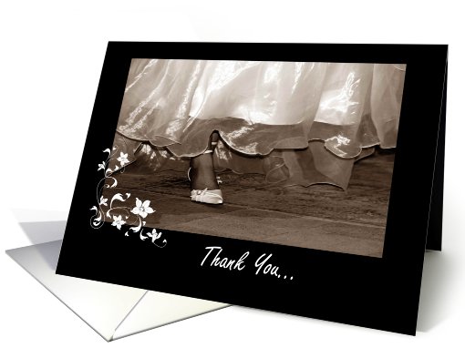 Thank You! For Being In My Wedding card (416536)