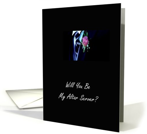 Will You Be My Altar Server?  General card (461137)