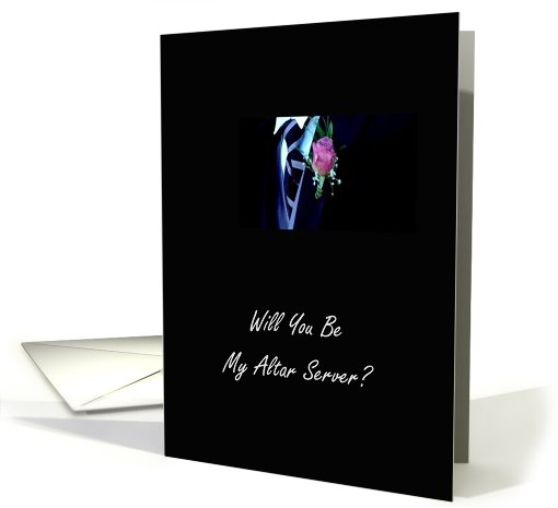 Brother Will You Be My Altar Server? card (461139)