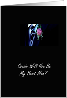 Cousin Will You Be My Best Man? card