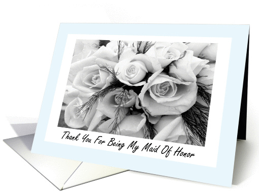 Thank You Cousin Maid Of Honor card (473772)