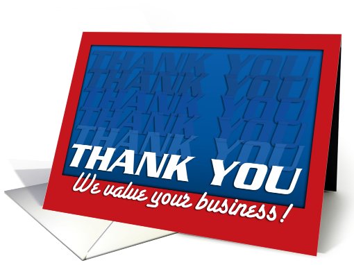Thank you - We value your business card (395234)
