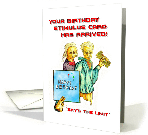 Happy Stimulus Birthday Employee card (385098)