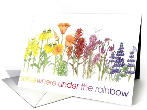 Somewhere Under the Rainbow - Love card (474872)