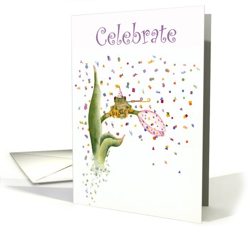 Celebration Frog - Birthday card (485963)