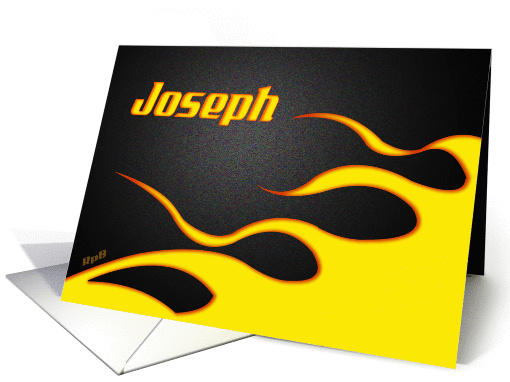 Racing Flames Joseph card (1263886)
