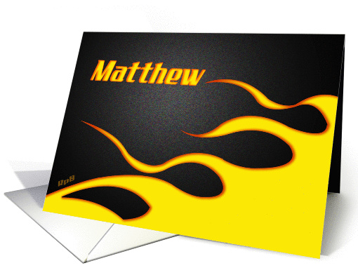 Racing Flames Matthew card (1263892)