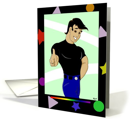 Pretty Boy 4 U: Gay Birthday card (396898)