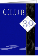 Club 30 Blue card