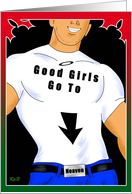 Good Girls: STR8 Holiday card