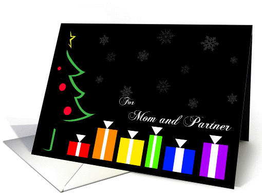 Rainbow Presents: Mom and Partner card (885750)
