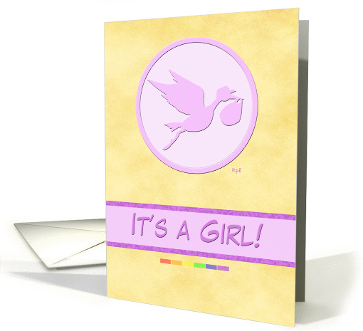 Gay Parents: It's A Girl card (899777)