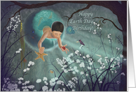 Happy Earth Day Birthday - Keepsakes of the Ocean Art card
