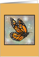 Note Card - Glowing Butterfly Art card