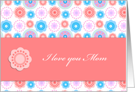 Happy flowers, Mother’s Day card