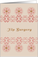 Hip Replacement Surgery Get Well Card, Digital Design card