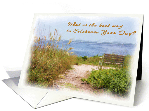 Mother's Day Beach Scenic card (1176714)