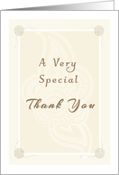 Thank You for Wedding Witness card