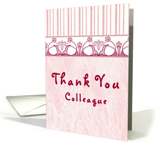 Business Thank You Colleague card (1406904)