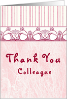 Business Thank You Colleague card