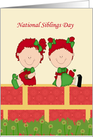 National Siblings Day card