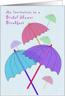 Breakfast Bridal Shower Invitation card