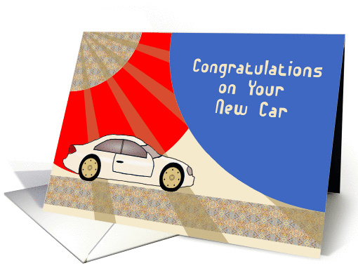 Congratulation On Your New Car card (1431176)