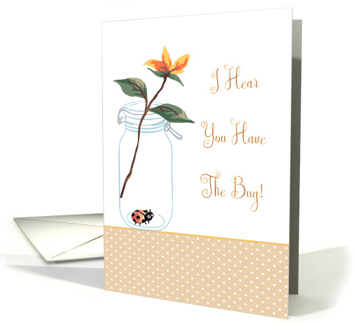Get Well for Co Worker from the Bug card (1456934)