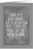 8th Grade Graduation Slate card