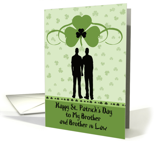 St. Patrick's Day for Brother and Brother in Law card (1488014)