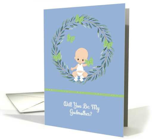 Godmother Request From Baby Boy in Blue card (1518098)