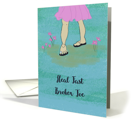 Get Well Card for Female with Broken Toe card (1533490)
