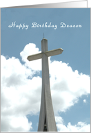 Happy Birthday,Religious, Deacon card
