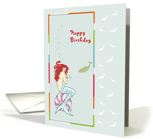 Birthday Mermaid for Co-Worker card (563243)