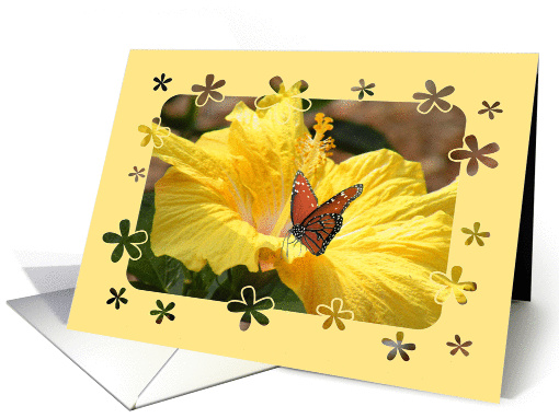 Romance Beautiful Butterfly card (679366)