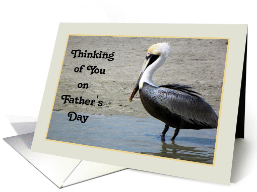 Father's Day Card with Brown Pelican card (894128)