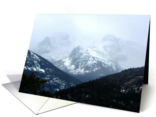 Colorado - Snowing in the Rocky Mountains card (767535)