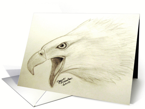 Bald Eagle card (767600)