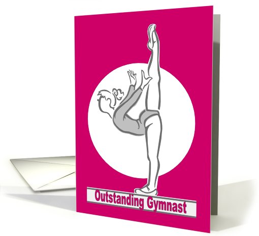 Gymnastics Card great performance card (452372)
