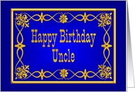 Uncle Birthday card