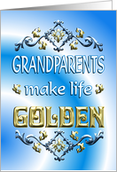 Grandparents Day Shiny Golden card