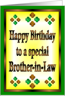 Happy Birthday Brother-in-Law card