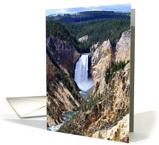 Lower Yellowstone Falls, Yellowstone National Park card (1153248)