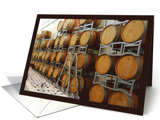 Wine Tasting Room - blank card (410165)