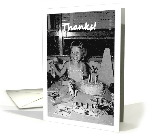 Thanks! -- 1950s birthday card (414991)