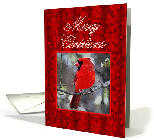 Merry Christmas Cardinal Business card (500760)