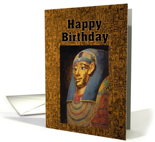 Pharaoh Happy Birthday card (605748)